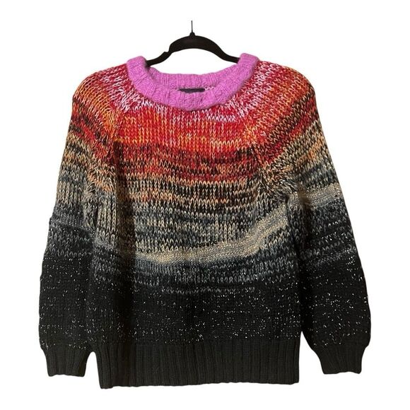 Smythe X Augden Metallic Ombre Alpaca Sweater Womens Size Small Pullover - Picture 1 of 5